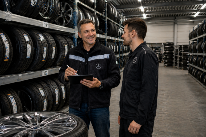 Mitarbeiter (m/w/d) Räderlager & Reifenservice, 1. Bild